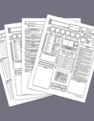 Custom Character Sheets